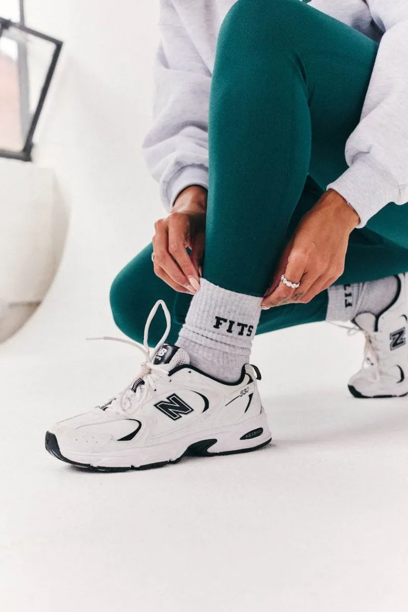 3 Pack Ribbed Crew Slogan Socks|Fits Sale