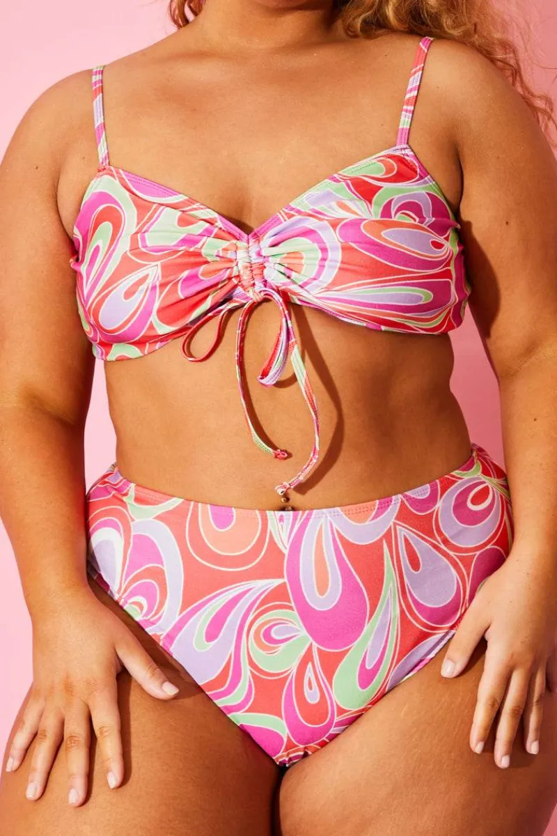 Abstract Print Bikini Top|Billie Faiers Best