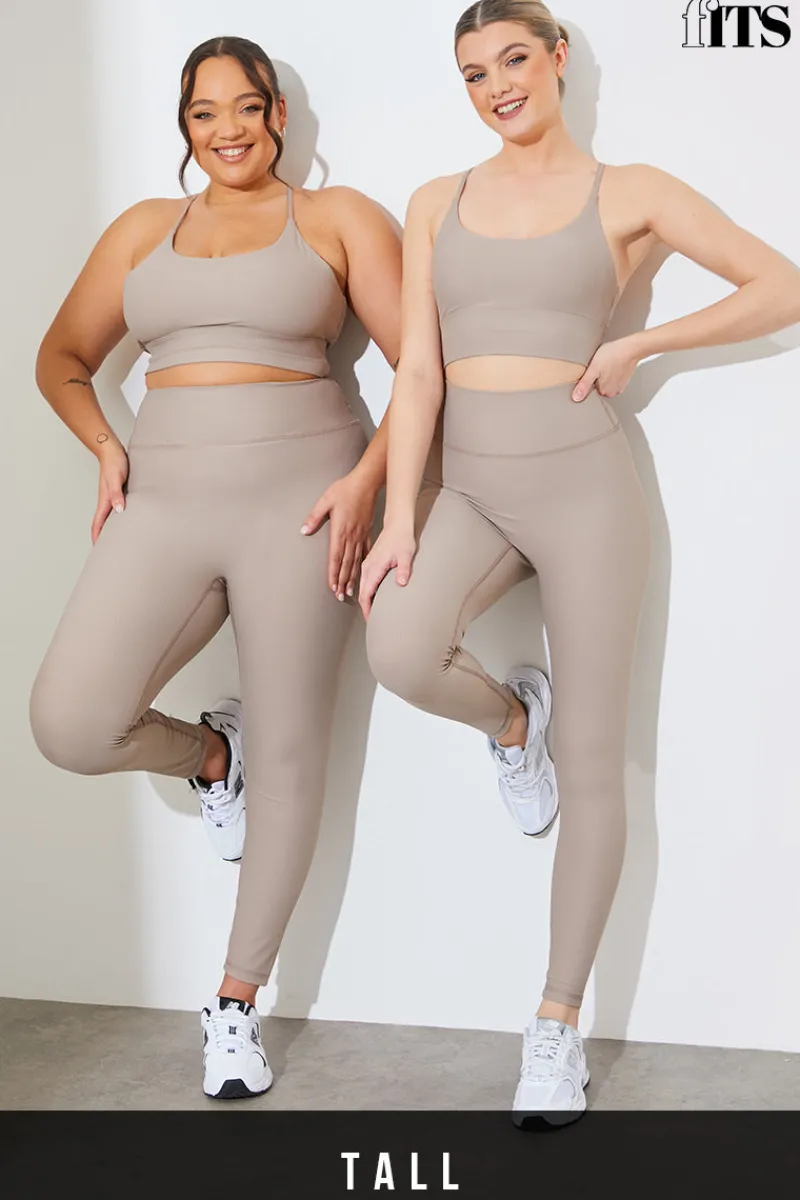 Active Sculpt Ribbed Sports Leggings|Fits Outlet