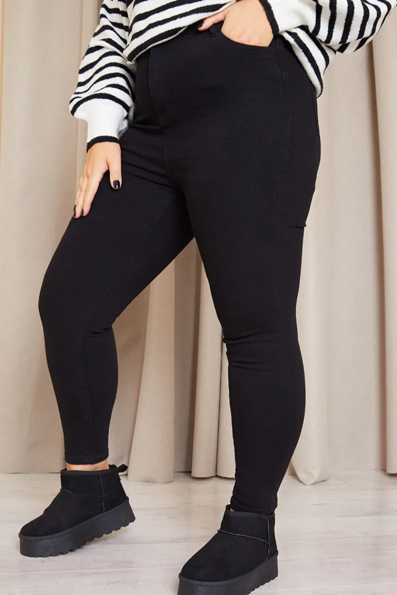 Adjustable Skinny Jeans|In The Style Clearance