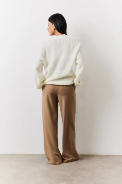 Adjustable Waist Pleat Wide Leg Trouser|In the Style Best