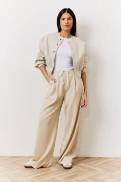 Waistband Detail Tailored Trouser|In The Style Best
