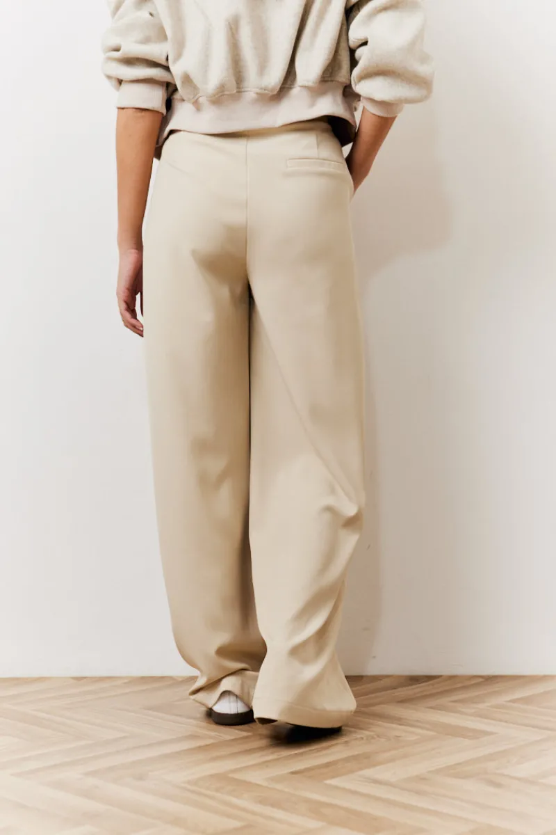 Waistband Detail Tailored Trouser|In The Style Best