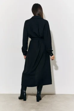 Belted Midi Shirt Dress|In The Style Online