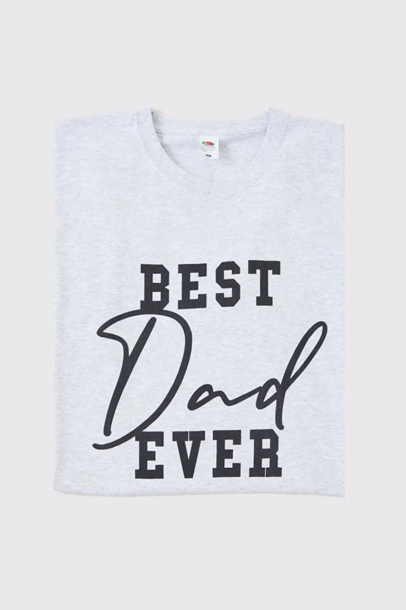 Best Dad Ever T-Shirt|In The Style Discount