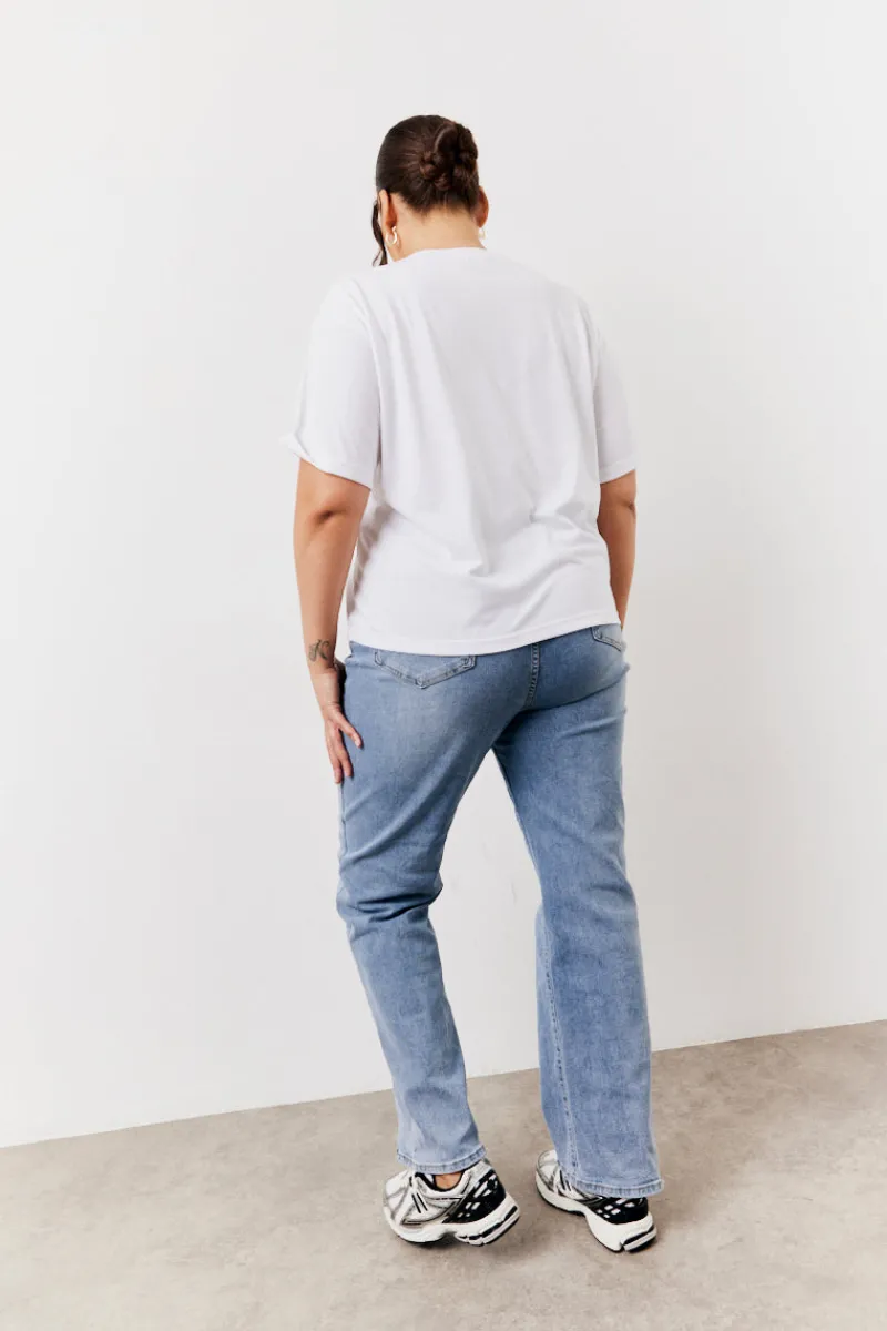 Black and White 2 Pack Slouchy V-Neck T-Shirt|In The Style Online
