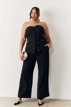 Bandeau Sweetheart Neckline Waistcoat|In the Style