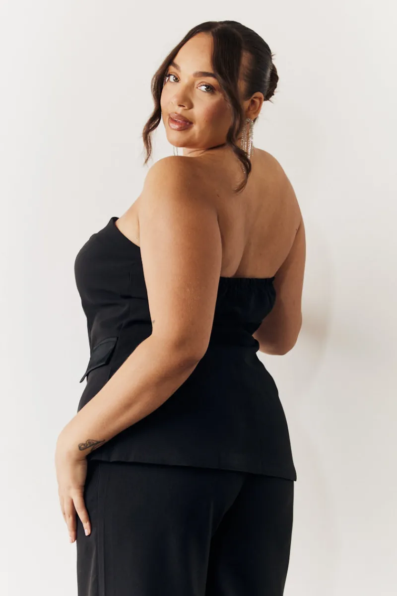 Bandeau Sweetheart Neckline Waistcoat|In the Style