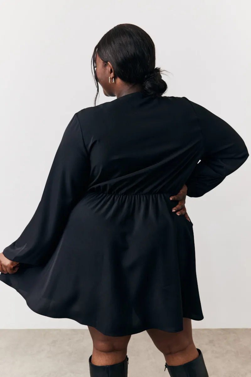 Drape Detail Mini Dress|In the Style Hot