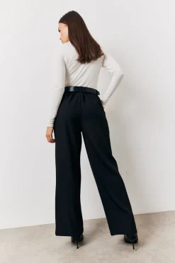 Elasticated Waist Wide Leg Trouser|In The Style Best