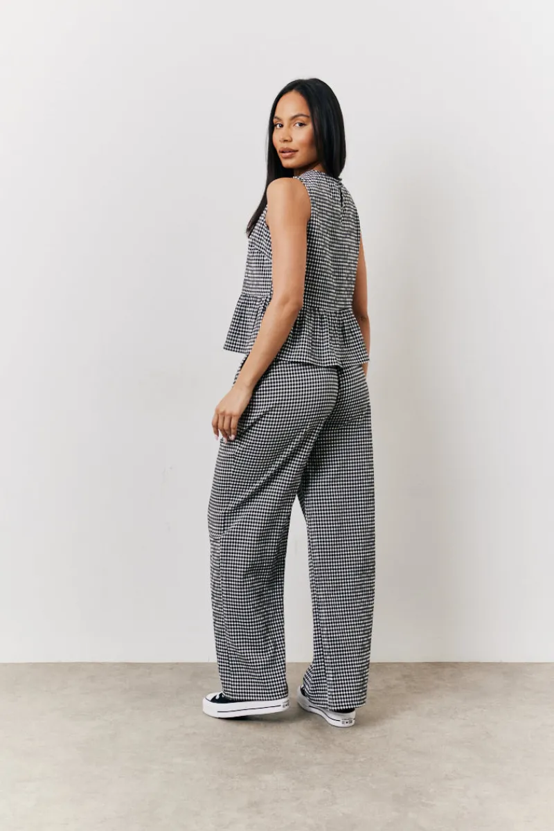 Gingham Smock Top|In The Style Online