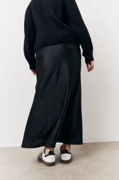 Jacquard Printed Slip Skirt|In the Style Sale