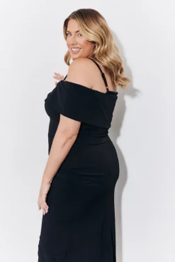 Magic Sculpting Strappy Bardot Midi Dress|In the Style Best