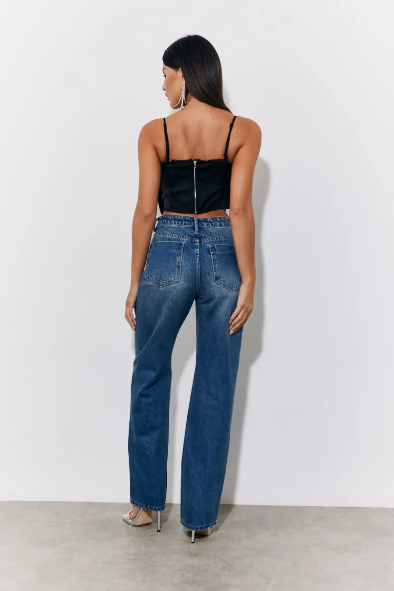 Satin Bow Detail Cami Top|In the Style Sale