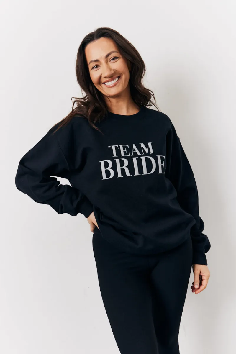 Team Bride Slogan Sweatshirt|In The Style Best