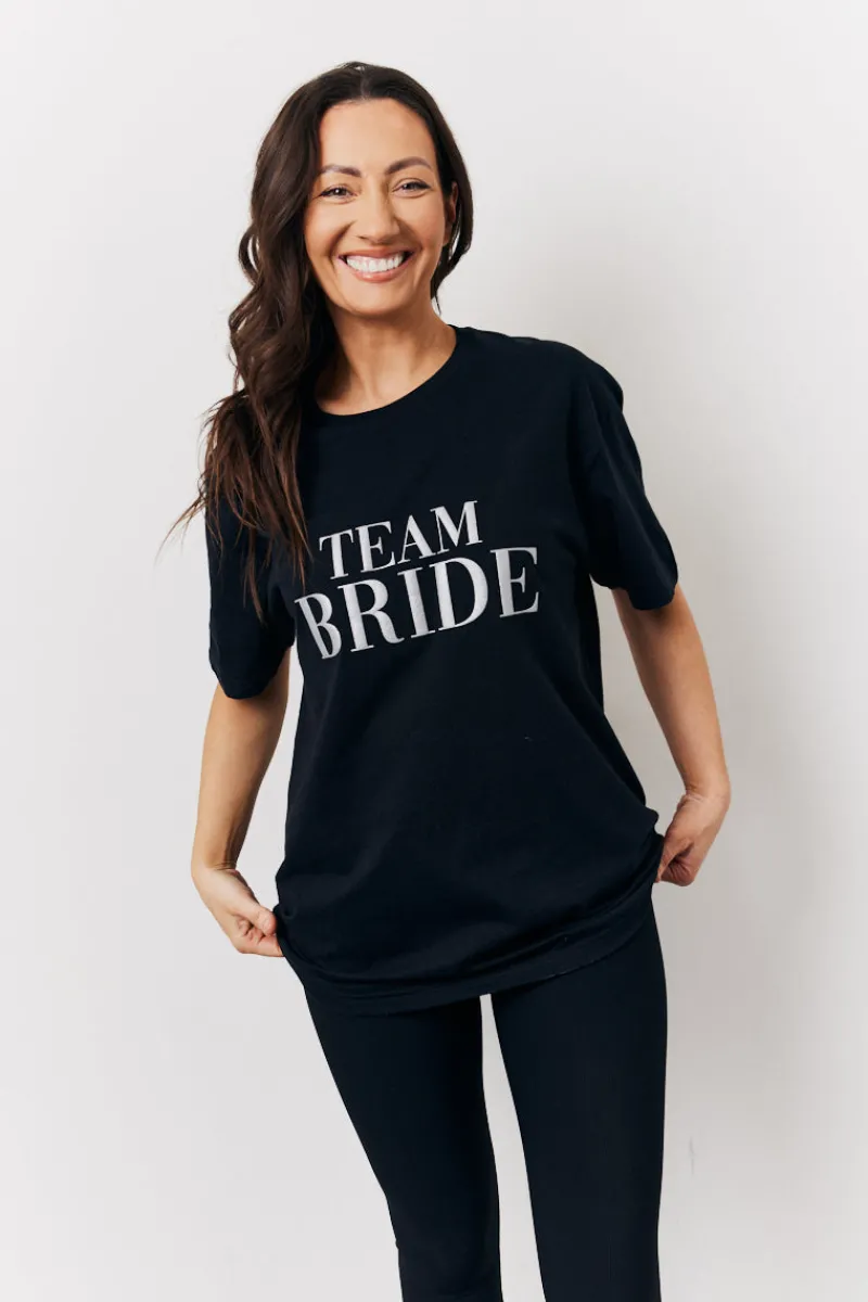 Team Bride Slogan T-Shirt|In The Style Clearance