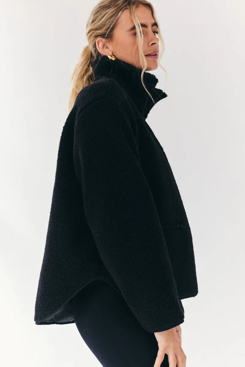 Borg Lined Half Zip Up Fleece|Fits