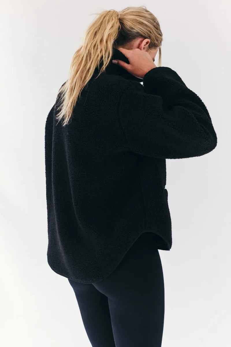 Borg Lined Half Zip Up Fleece|Fits