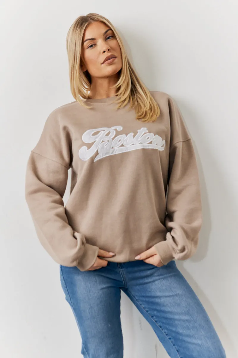 BOSTON OVERSIZED SWEATER|In The Style Online
