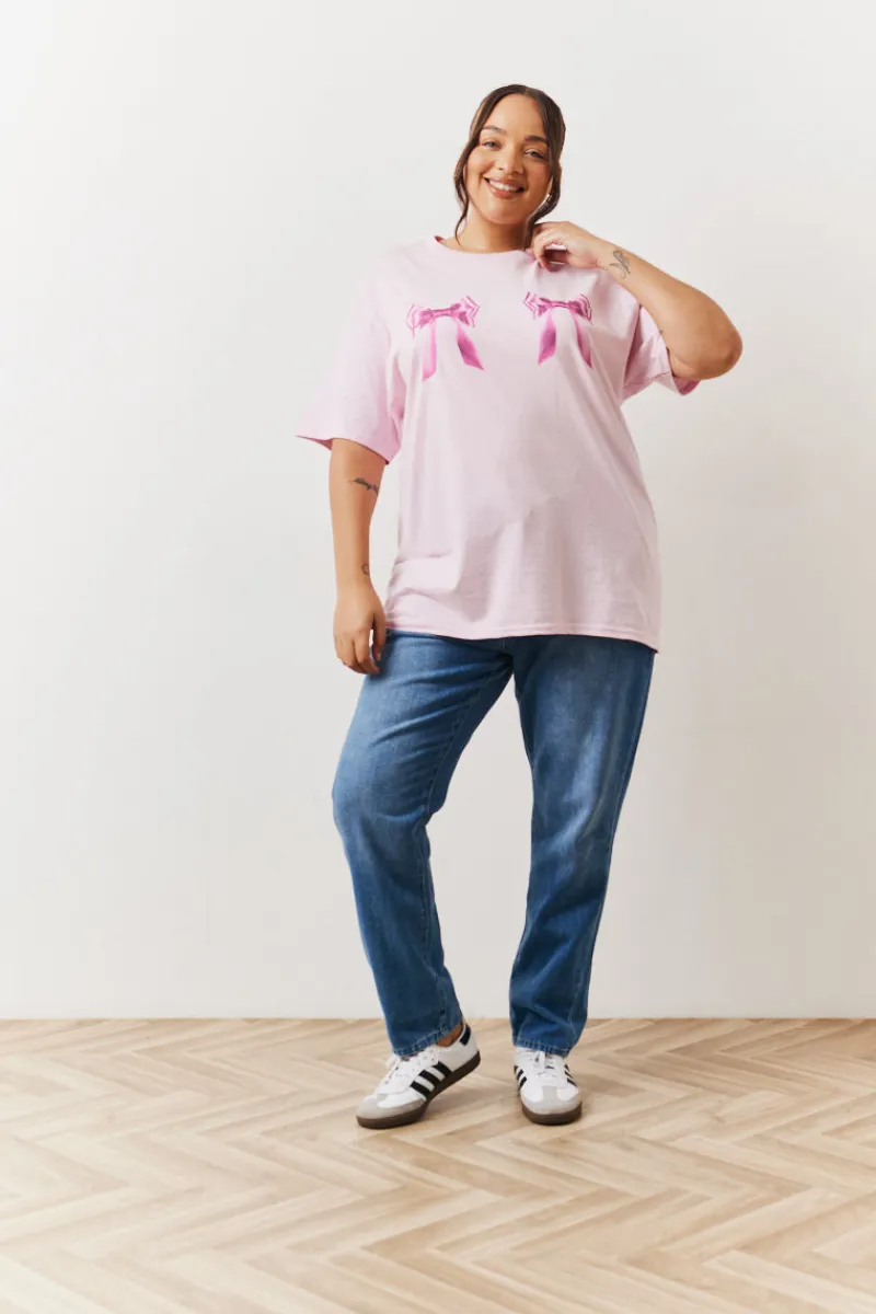 Bow Motif T-Shirt|In The Style Online