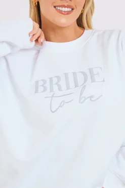 Bride to Be Crew Slogan Sweatshirt|In The Style Hot