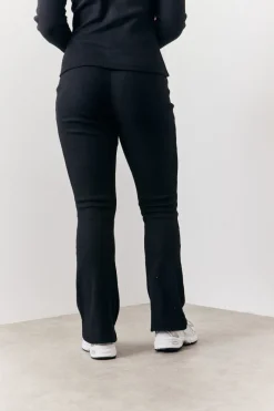 Brushed Rib Fit & Flare Co-Ord Trouser|In the Style Hot