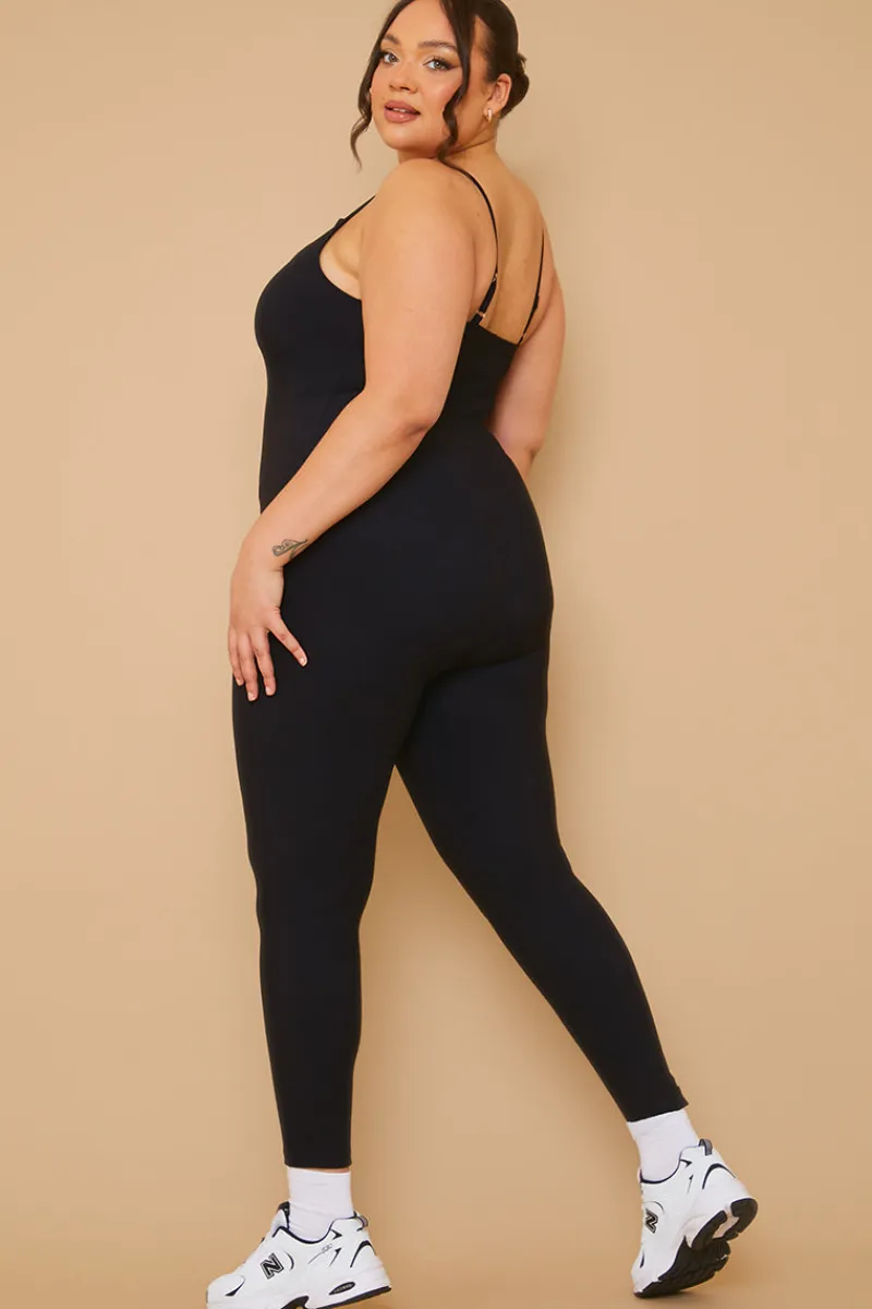 Built-In Bra Strappy Sculpt and Control Unitard|Fits Outlet