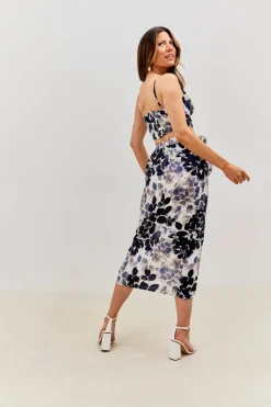 Button Through Corset Co-Ord Crop Top|In the Style Outlet