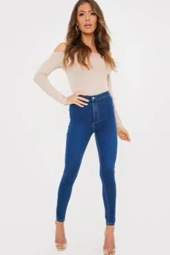 Clean High Waisted Stretch Jegging Jeans|In the Style Sale