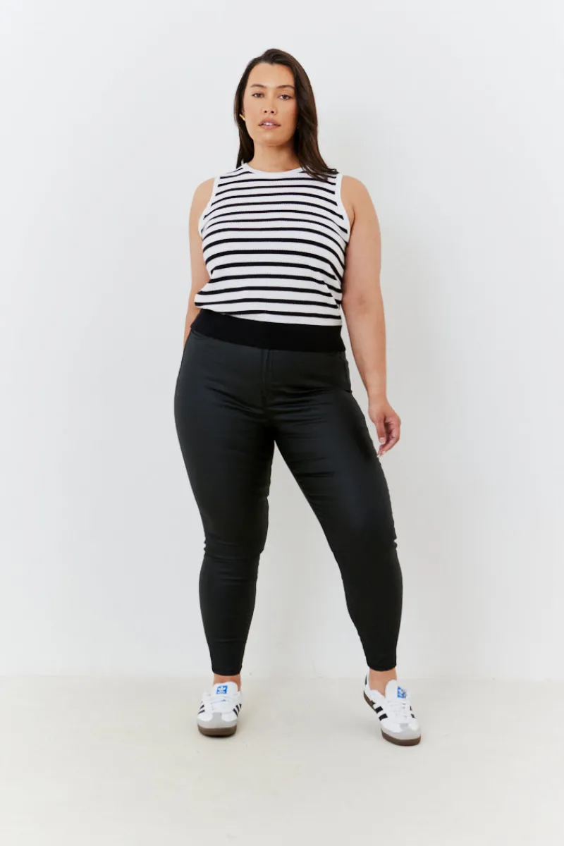 Coated Sculpt Shaper Jeans|Fits Clearance