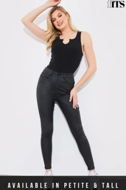 Coated Sculpt Shaper Jeans|Fits Clearance
