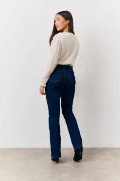 Button Front Frill Bodysuit|In the Style Outlet