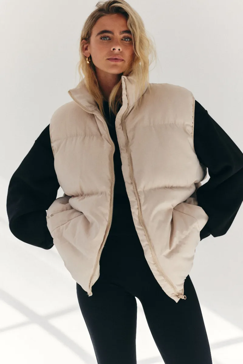Oversized Puffer Gilet|Fits New