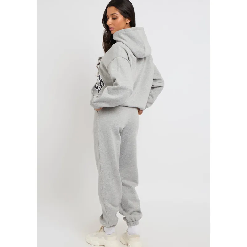 Cuffed Marl Grey Jogger|Urban Bliss Clearance