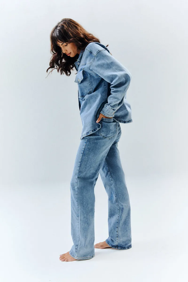 Denim Shirt|In The Style
