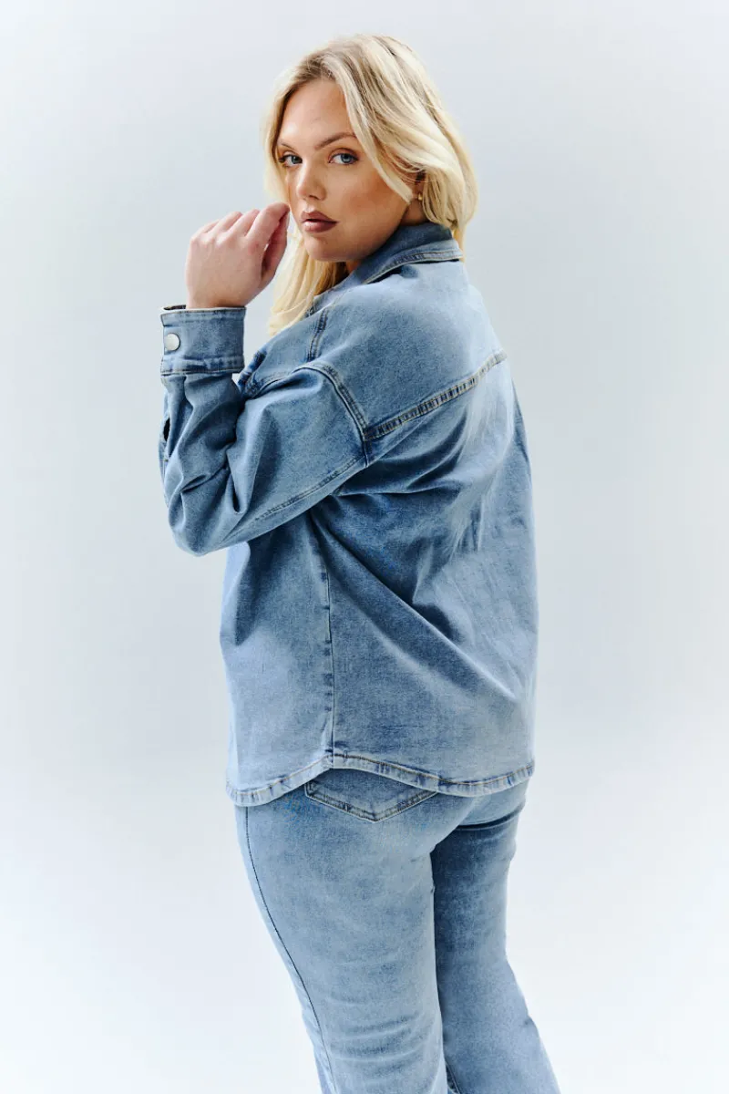 Denim Shirt|In The Style