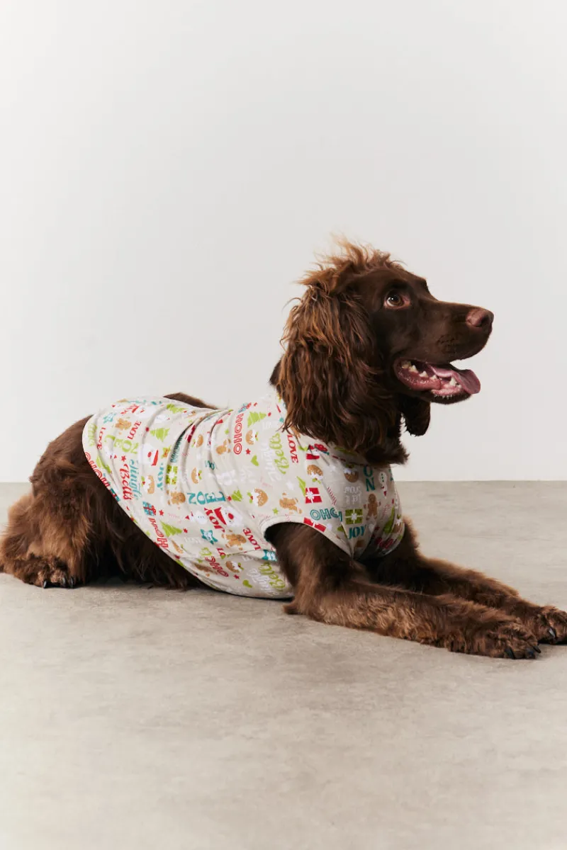 Dog Noel Print Pyjama|In the Style