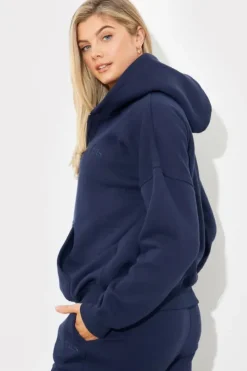 Embroidered Zip Up Jersey Jacket|In the Style Best