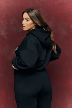 Embroidered Co-Ord Hoodie|Fits Discount