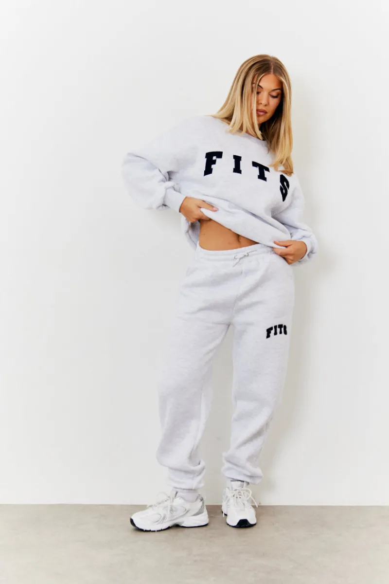 Embroidered Cuffed Joggers|Fits Hot