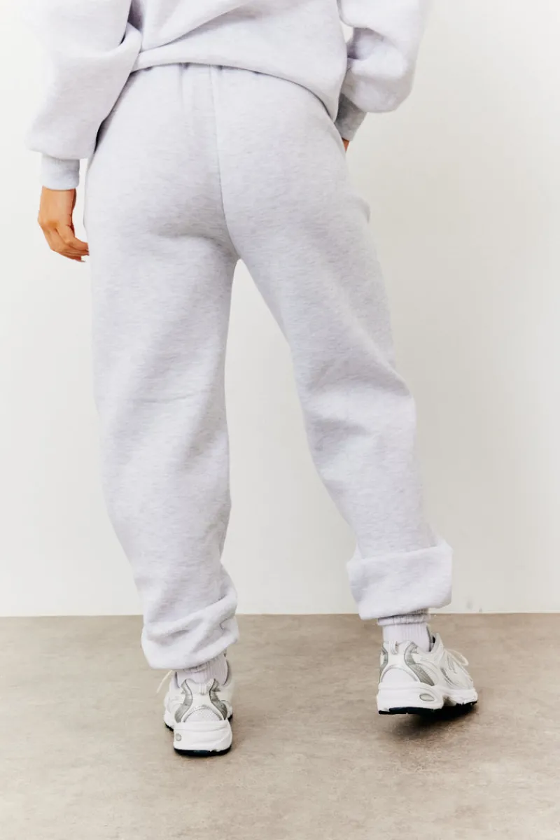 Embroidered Cuffed Joggers|Fits Hot