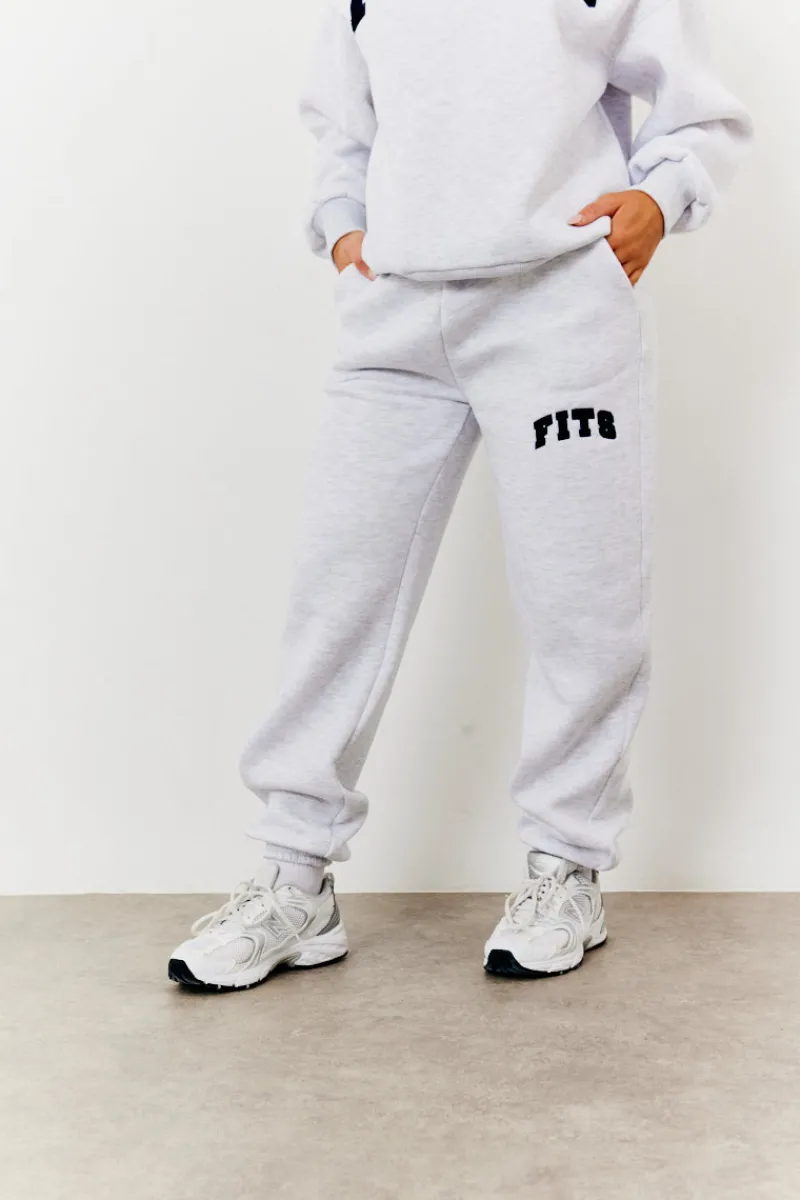 Embroidered Cuffed Joggers|Fits Hot