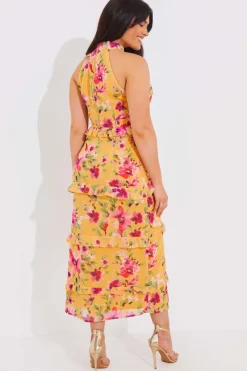 Floral Chiffon Maxi Co-Ord Skirt|In the Style
