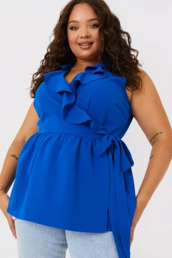 Frill Wrap Top|In the Style Hot