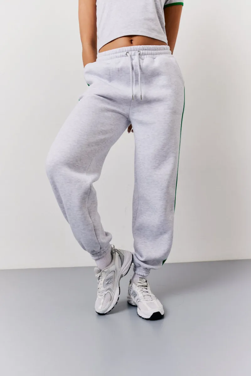 Marl Side Stripe Cuffed Co-Ord Jogger|Fits Sale