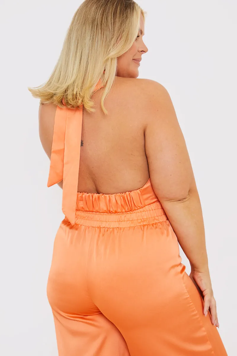 Halterneck Cross Over Top|In The Style Clearance