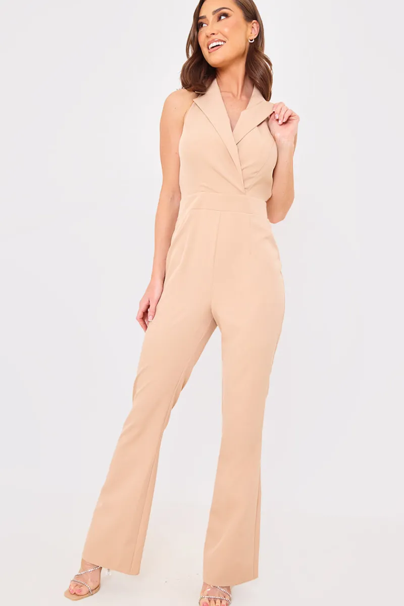 Halterneck Tailored Jumpsuit|Court By A Feather Outlet