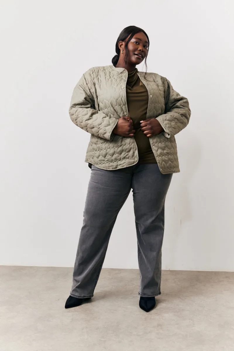 Heart Quilted Lightweight Jacket|In the Style