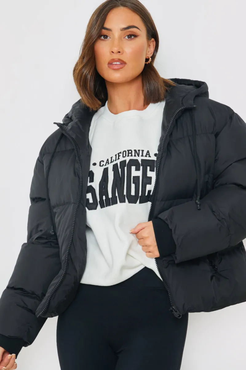 Hooded Puffer Jacket|In the Style Online
