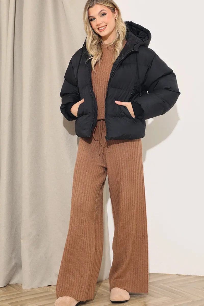 Hooded Puffer Jacket|In the Style Online